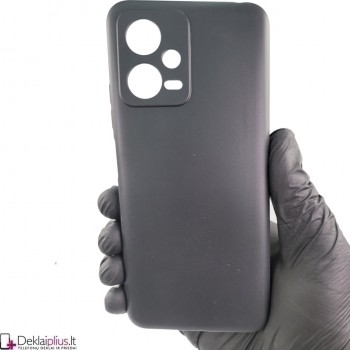 Silikoninis ploniausias dėklas - juodas (Xiaomi Poco X5 5G/Redmi Note 12 5G) Silikoninis ploniausias dėklas - juodas (Xiaomi Poco X5 5G/Redmi Note 12 5G)